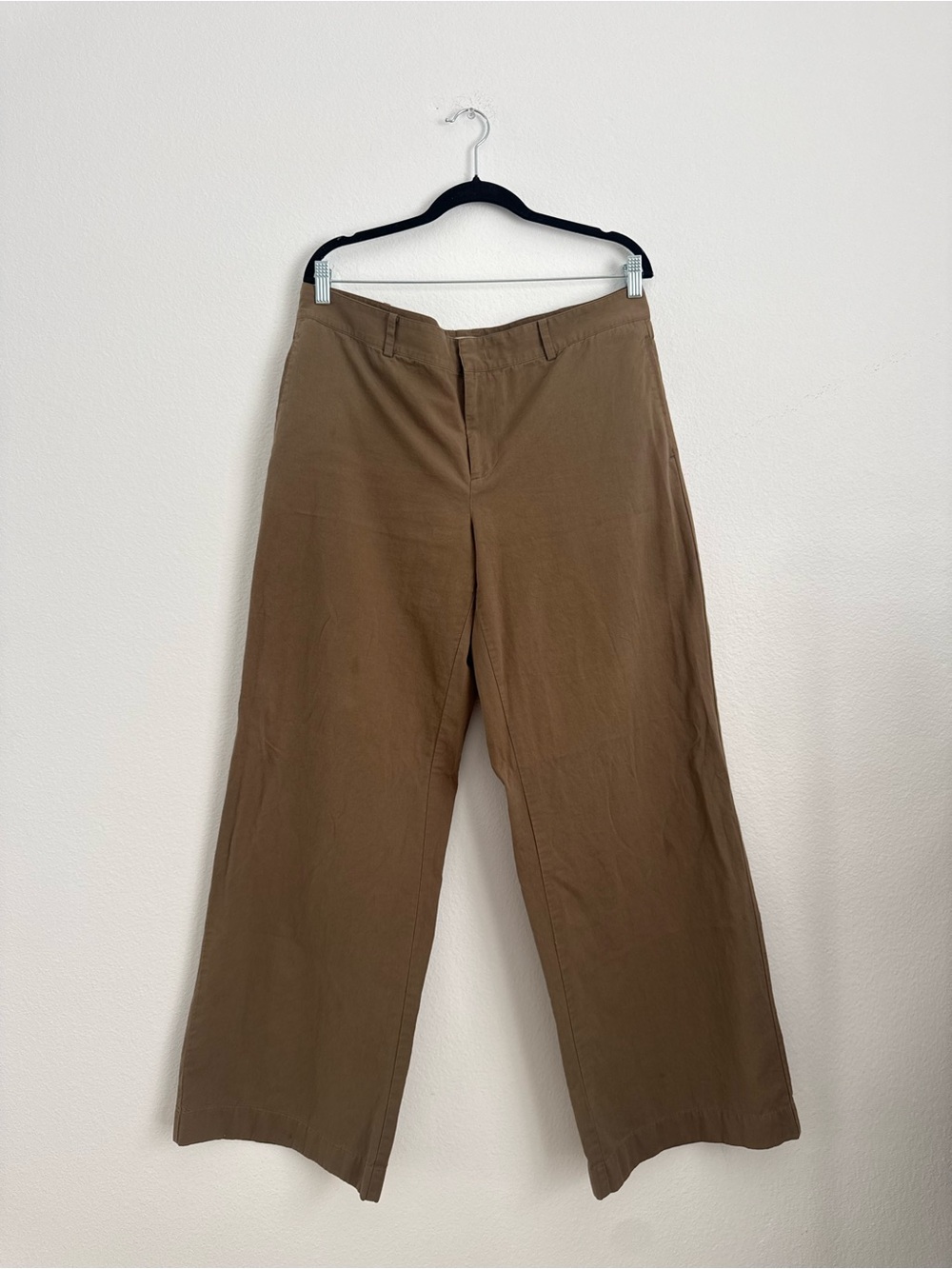 Vince Wide-Leg Pants in Taupe Brown